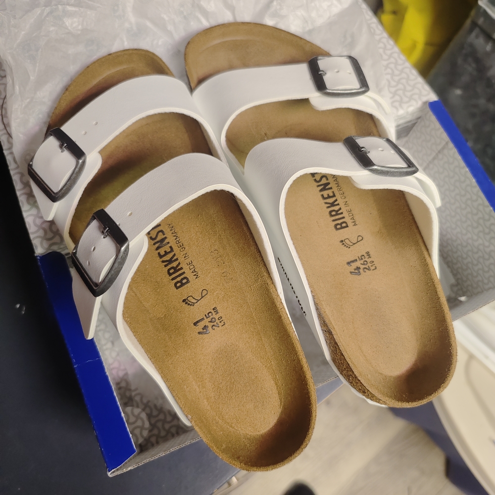 Birkenstock White Sandals